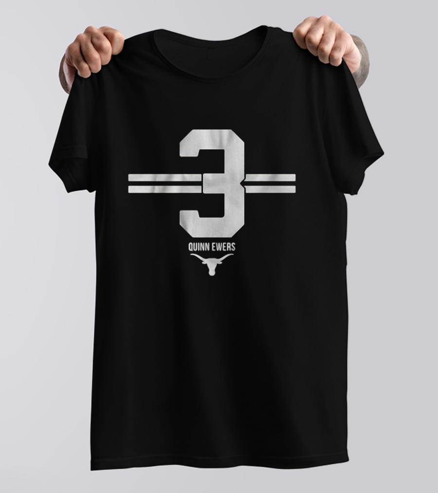 Quinn Ewers 3 Texas Football Longhorns T-Shirt