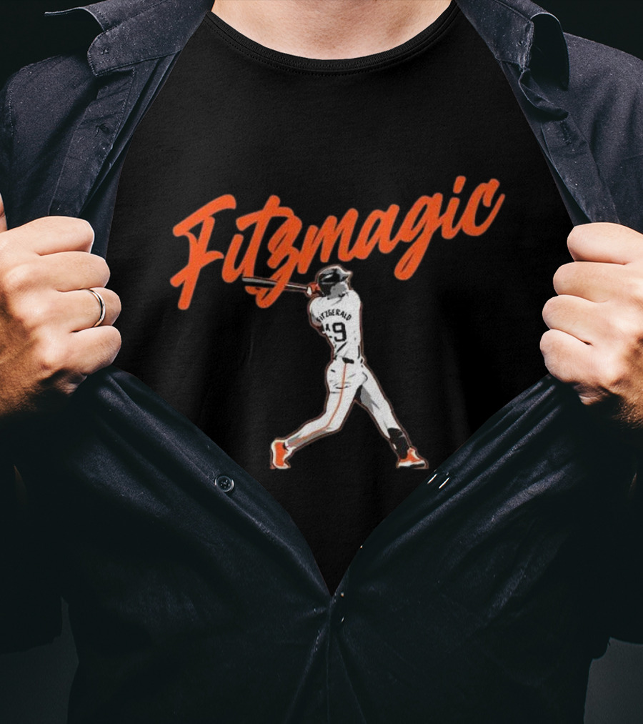 Fitzmagic Baseball Swing Tyler Fitzgerald 49 T-Shirt