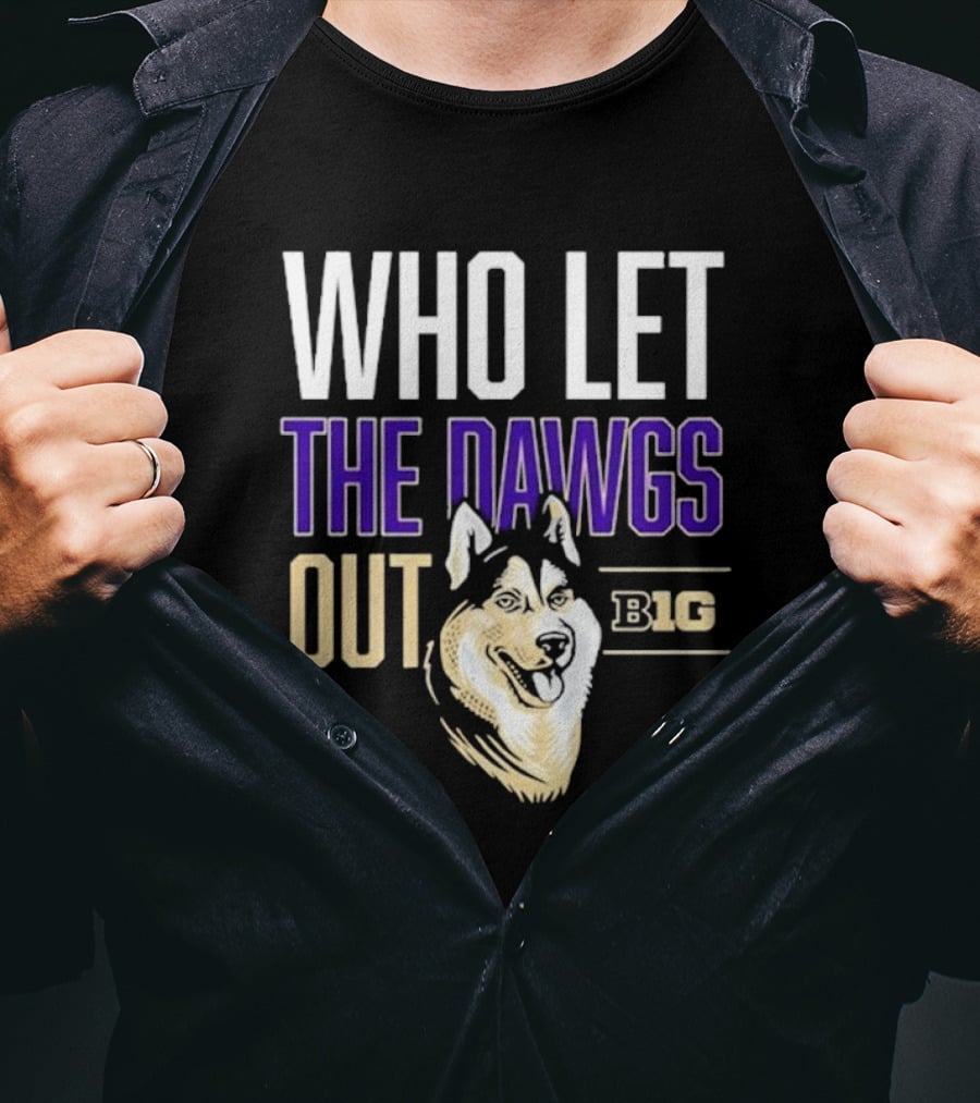 Who Let The Dawgs Out B1G T-Shirt