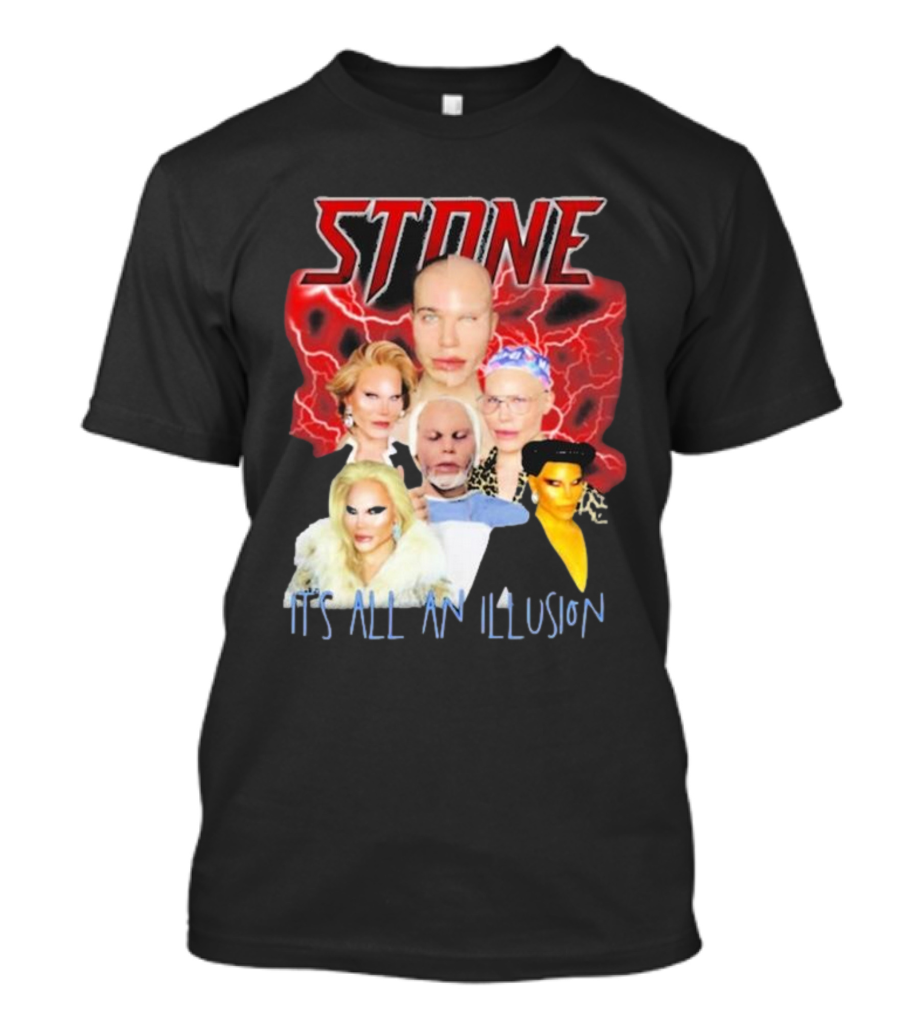Stone Surgery Alexis Stone It's All An Illusion T-Shirt