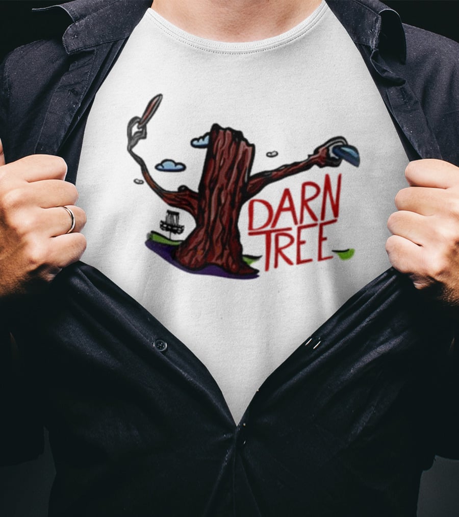 Big Cat Banging Chains Darn Tree T-Shirt