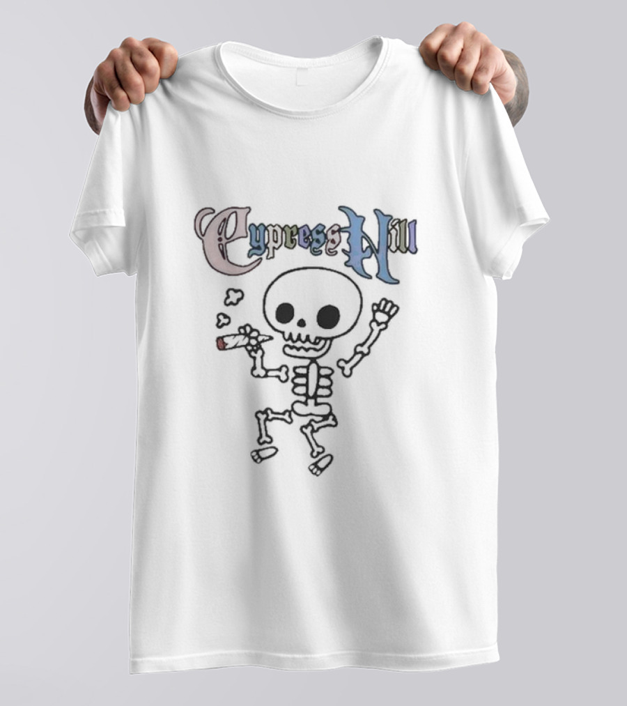 Cypress Hill Solomon Skeleton Smoking Bone T-Shirt