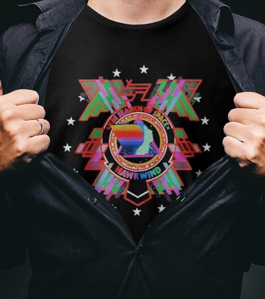 Hawkwind In Search Of Space Psychedelic Star Geometry T-Shirt