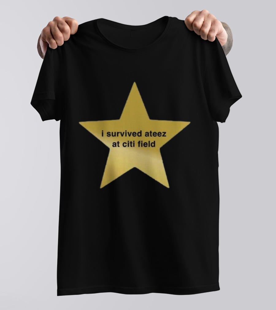 I Survived Ateez At Citi Field Star Fan Experience Event T-Shirt