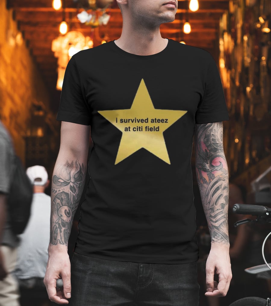I Survived Ateez At Citi Field Star Fan Experience Event T-Shirt