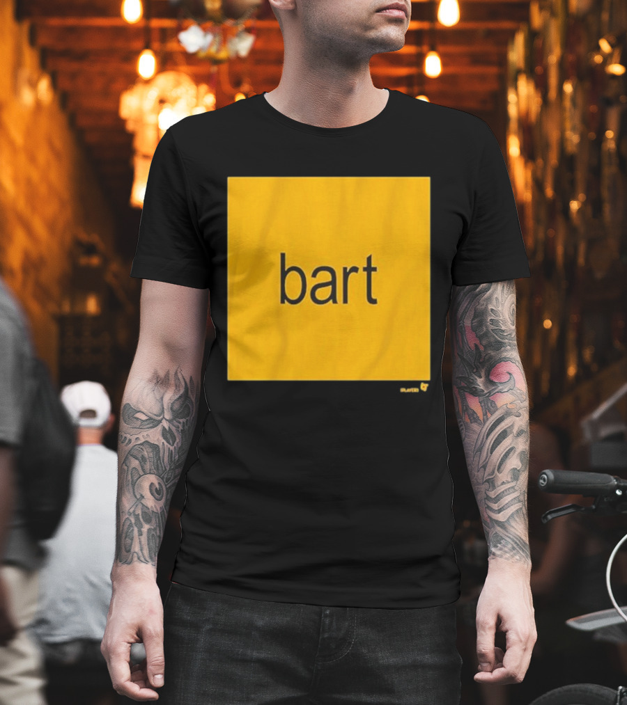 Bart Slayer Brat Yellow Square T-Shirt
