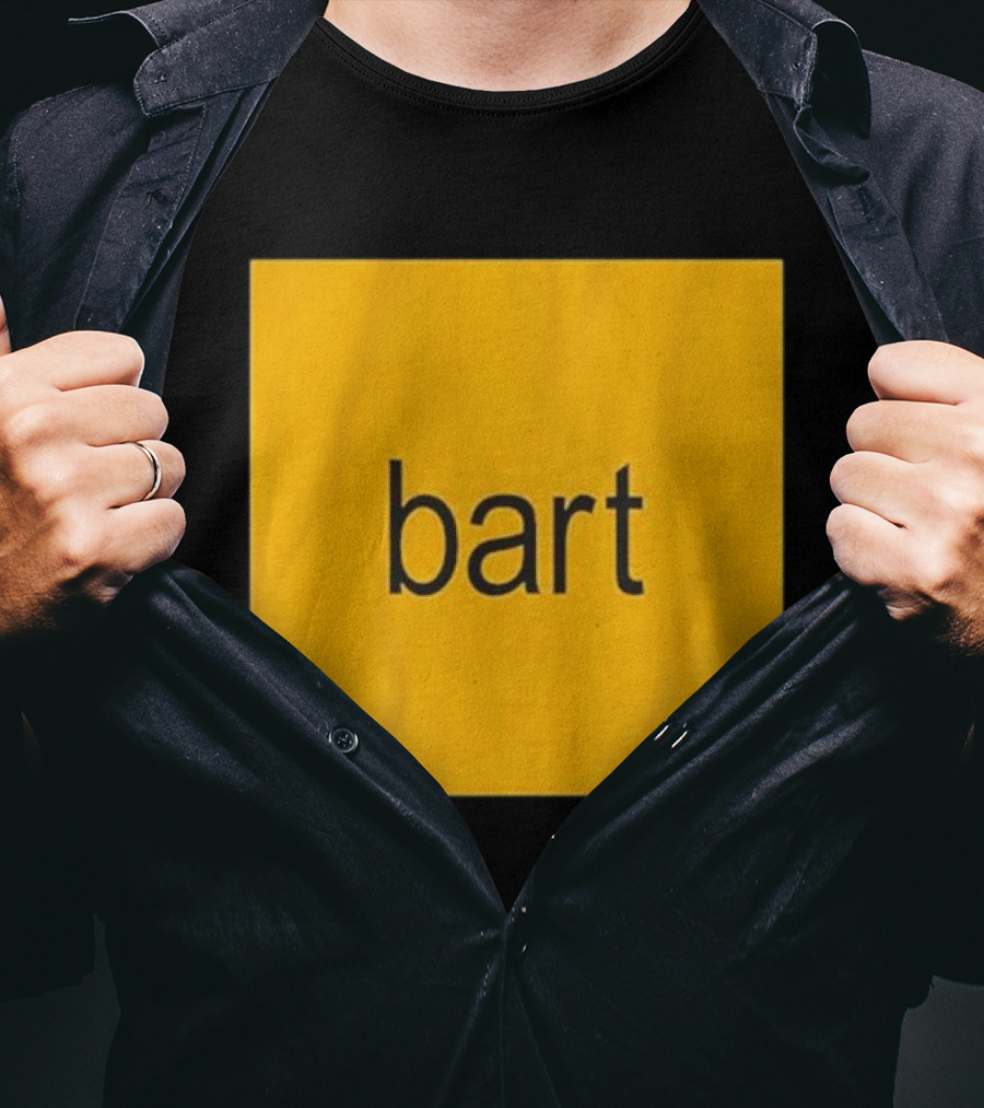 Bart Slayer Brat Yellow Square T-Shirt