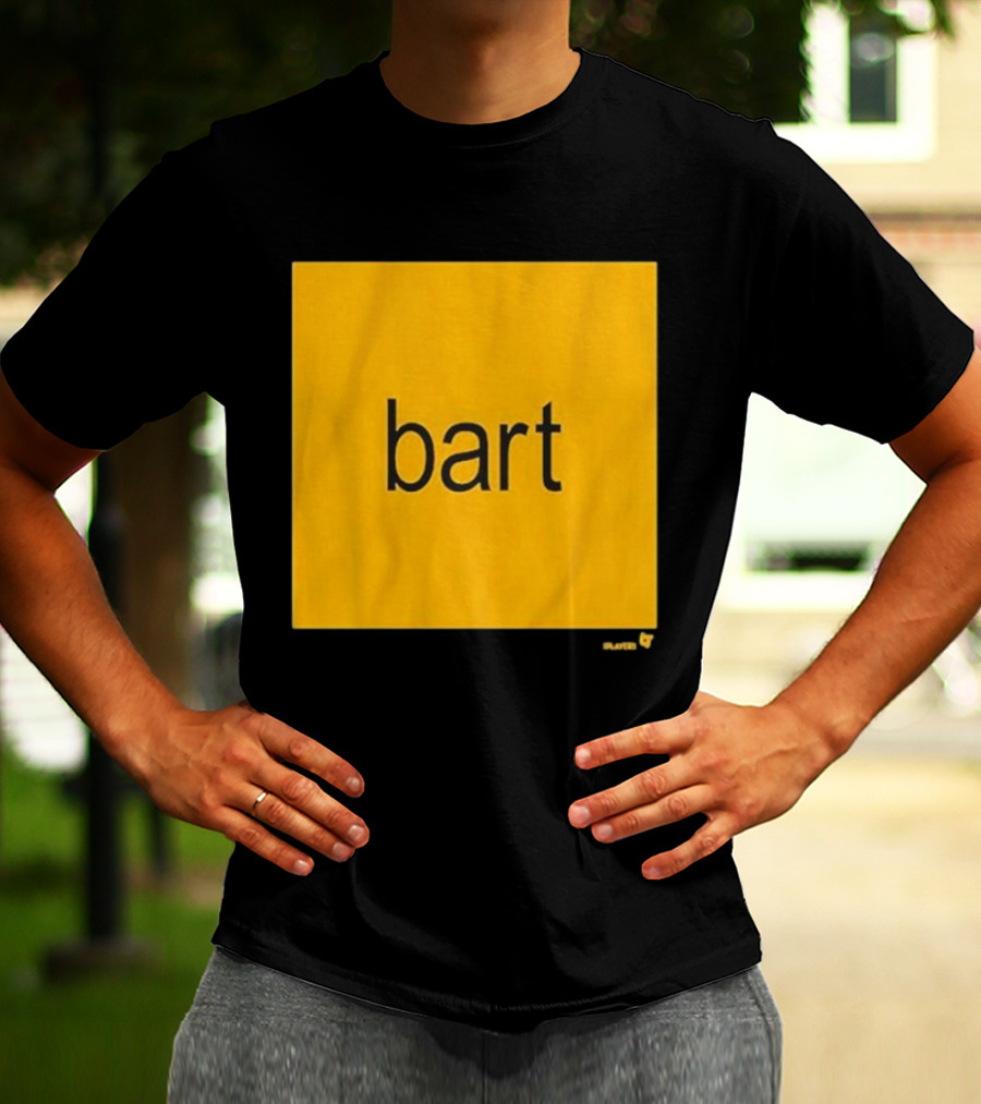 Bart Slayer Brat Yellow Square T-Shirt
