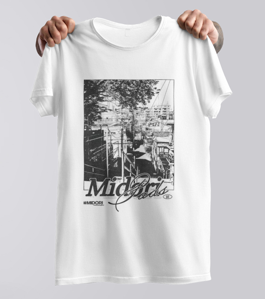 Midori Pads Midori Japan City Street Scene Urban Landscape T-Shirt