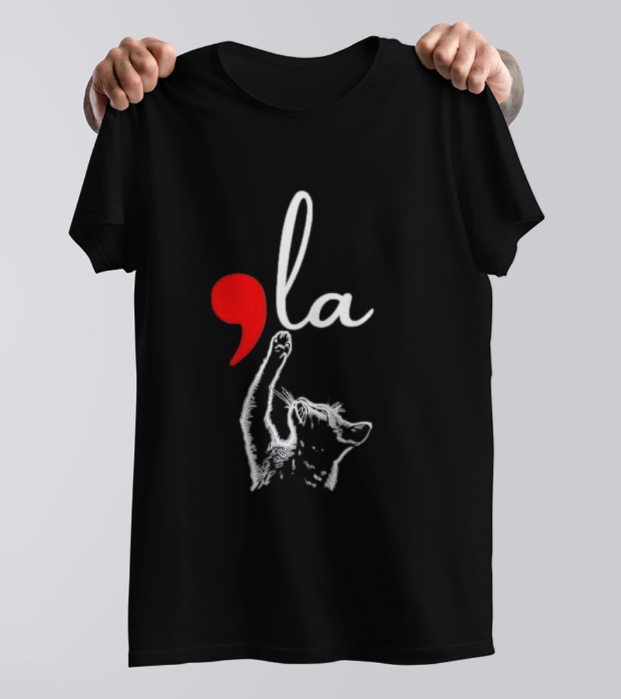 Cat Comma La T-Shirt
