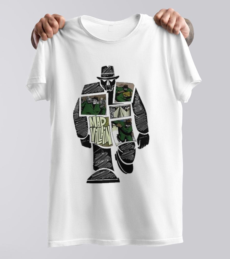 MF DOOM Madvillain Comic Style Striking T-Shirt