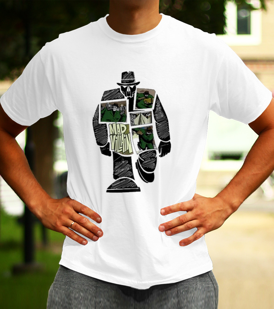 MF DOOM Madvillain Comic Style Striking T-Shirt