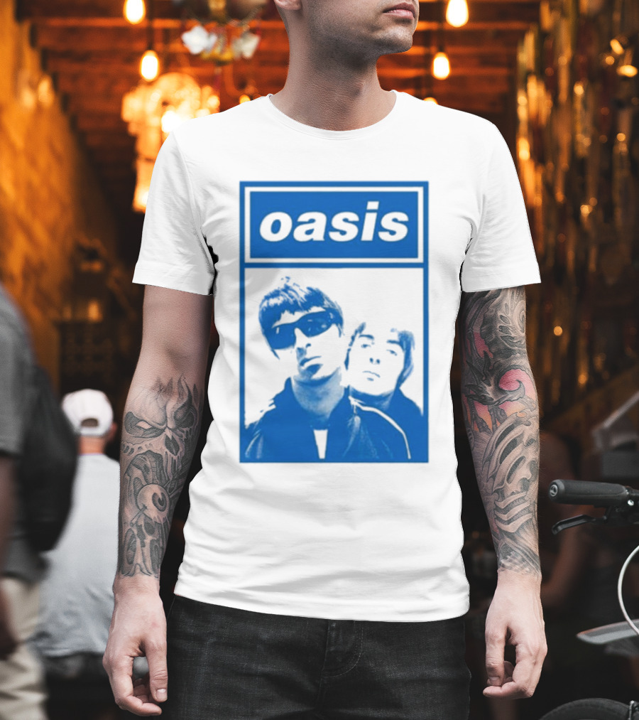Oasis Noel Liam Photo T-Shirt