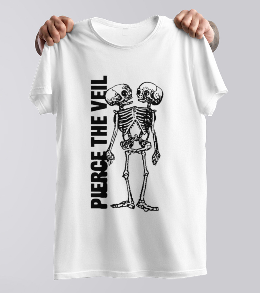 Pierce The Veil Conjoined Skeleton T-Shirt