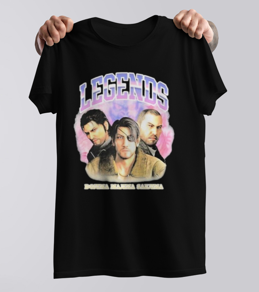 Legends Dojima Majima Saejima Yakuza Series Icons T-Shirt