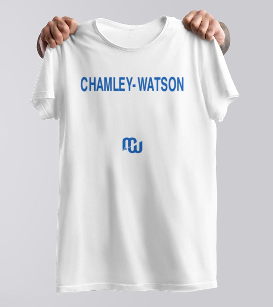 Lewis Chamley-Watson Blue Text T-Shirt