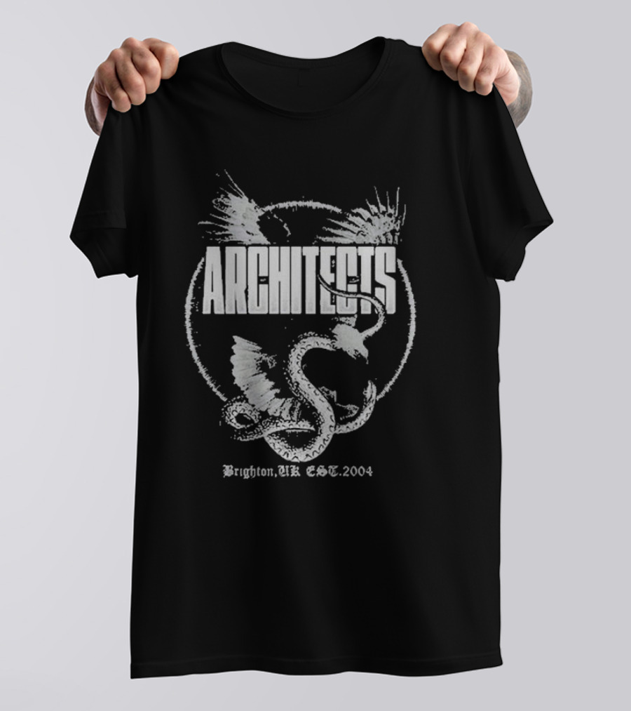 Architects Snake Eagle Brighton UK EST 2004 T-Shirt