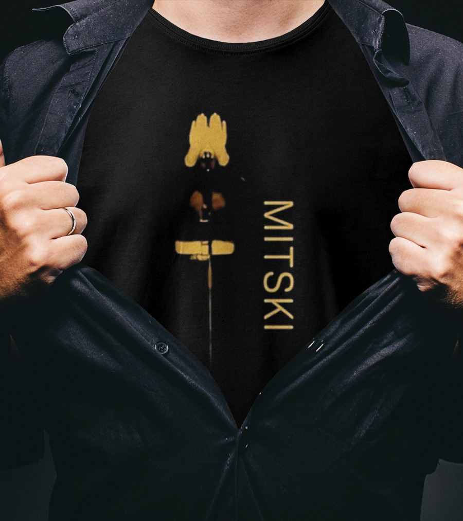 Don’t Talk To Me I’m Listening To Mitski Yellow Figure T-Shirt