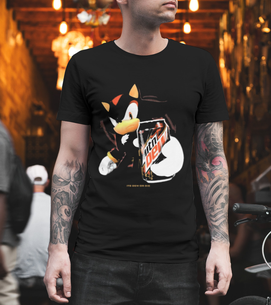 Mamono World Code Ultimate Its Mtn Dew Or Die Featuring Shadow T-Shirt