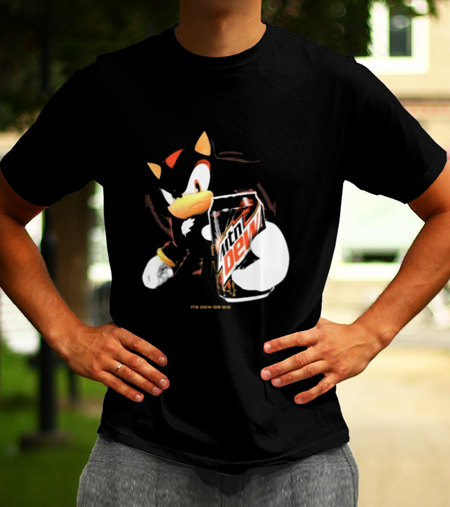 Mamono World Code Ultimate Its Mtn Dew Or Die Featuring Shadow T-Shirt
