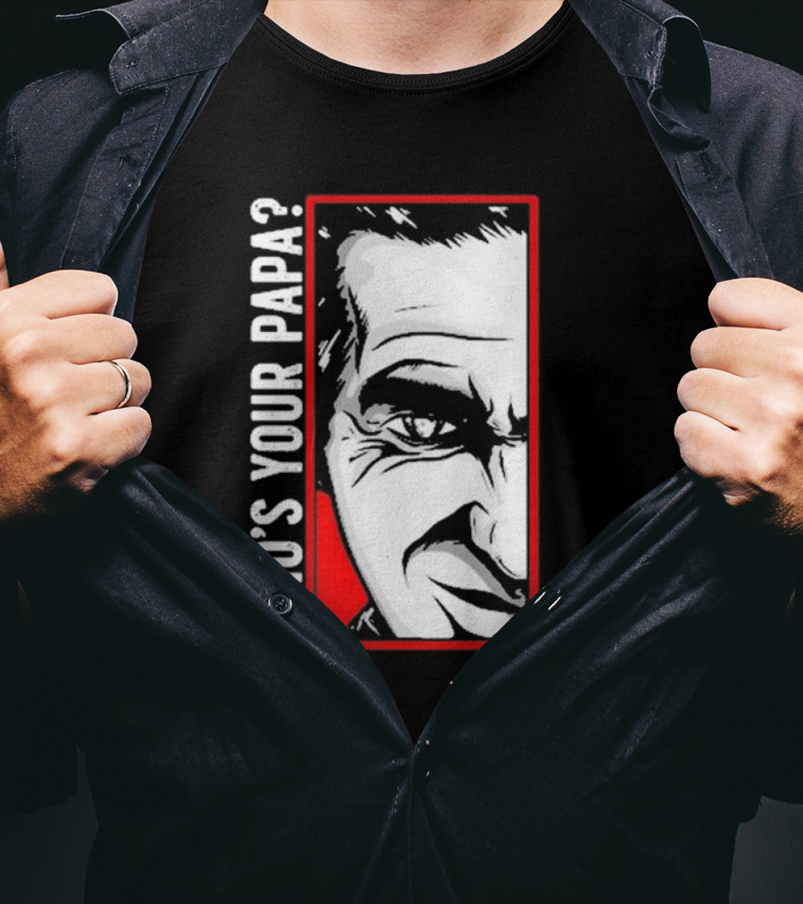 Cesar Duran Who's Your Papa Face T-Shirt
