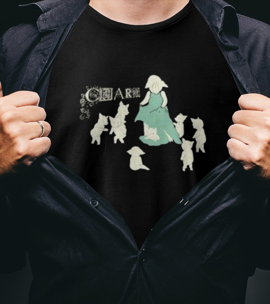 Clairo Charm Herd With Girl And Cats T-Shirt