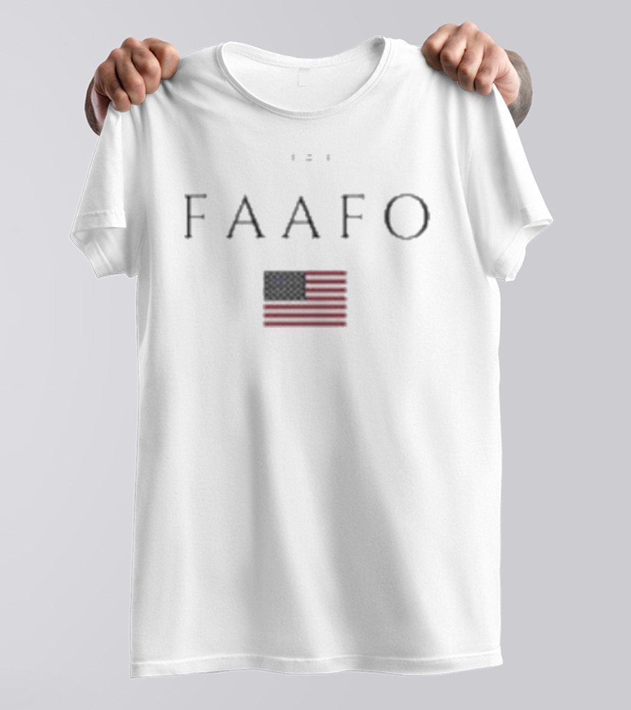 FAAFO USA Flag Gymnastics Team T-Shirt