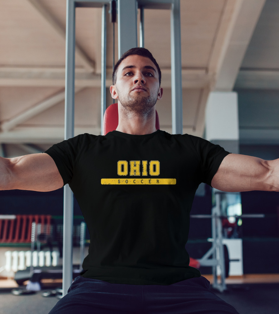 Ohio Soccer Yellow Vintage Classic T-Shirt