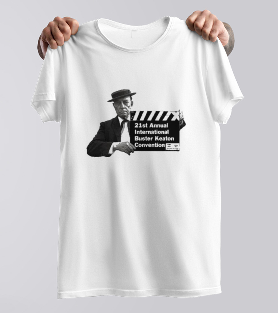 21st Annual International Buster Keaton Convention Clapboard T-Shirt