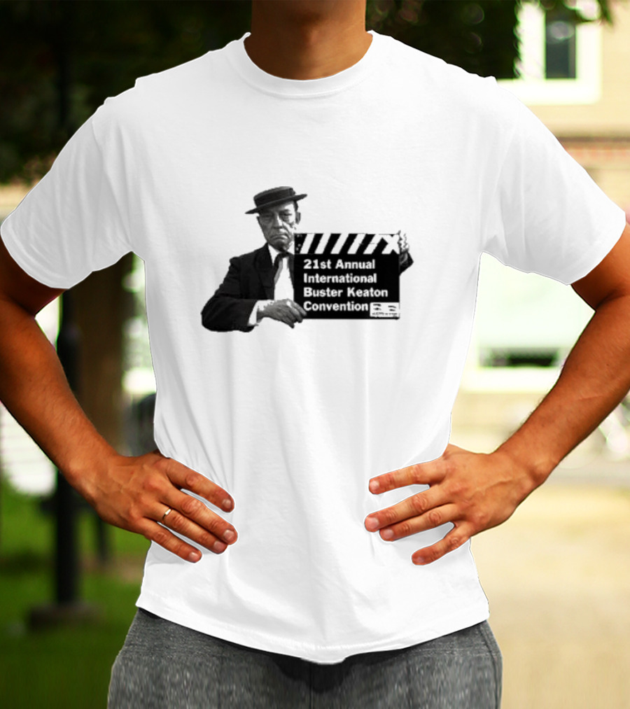 21st Annual International Buster Keaton Convention Clapboard T-Shirt