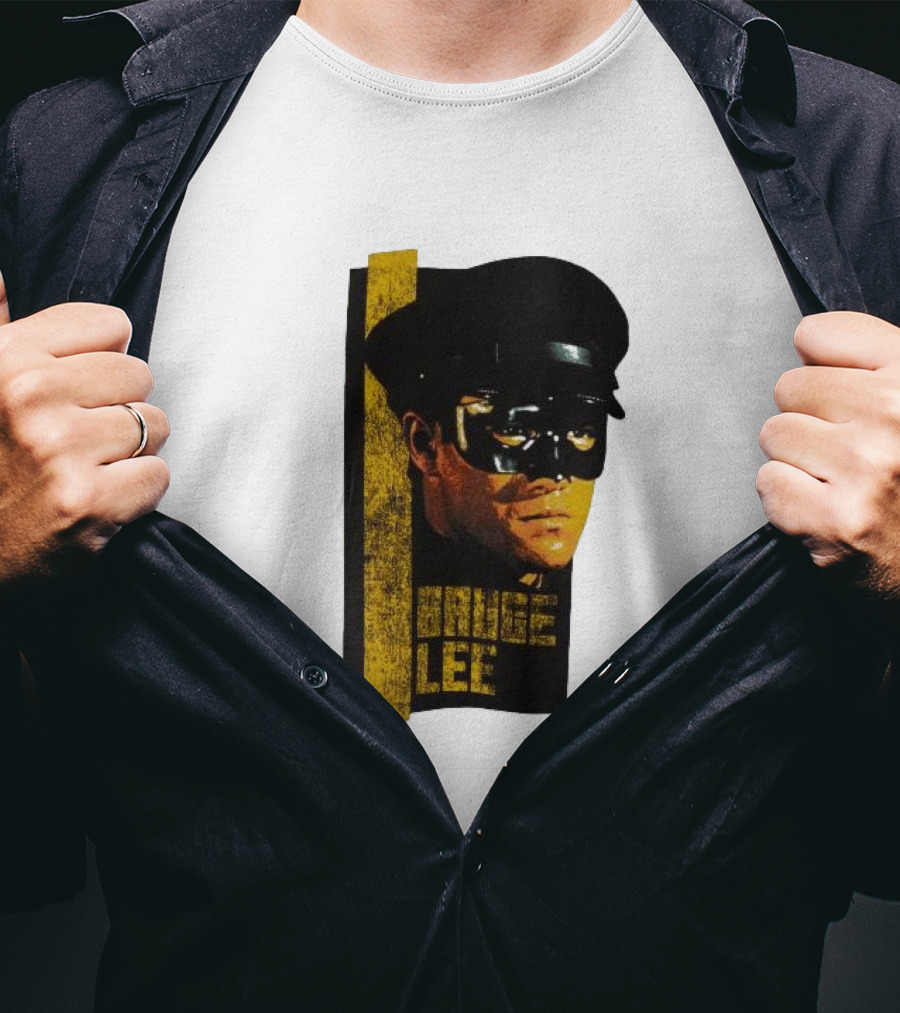 Bruce Lee Green Hornet Masked T-Shirt