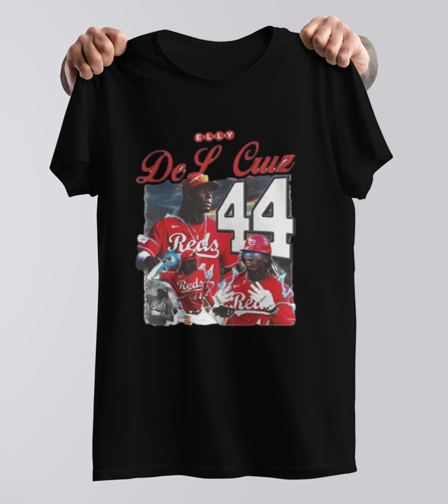Elly De La Cruz Reds 44 Cincinnati Baseball Electricidad T-Shirt