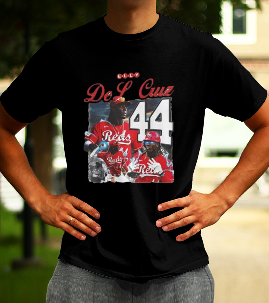 Elly De La Cruz Reds 44 Cincinnati Baseball Electricidad T-Shirt