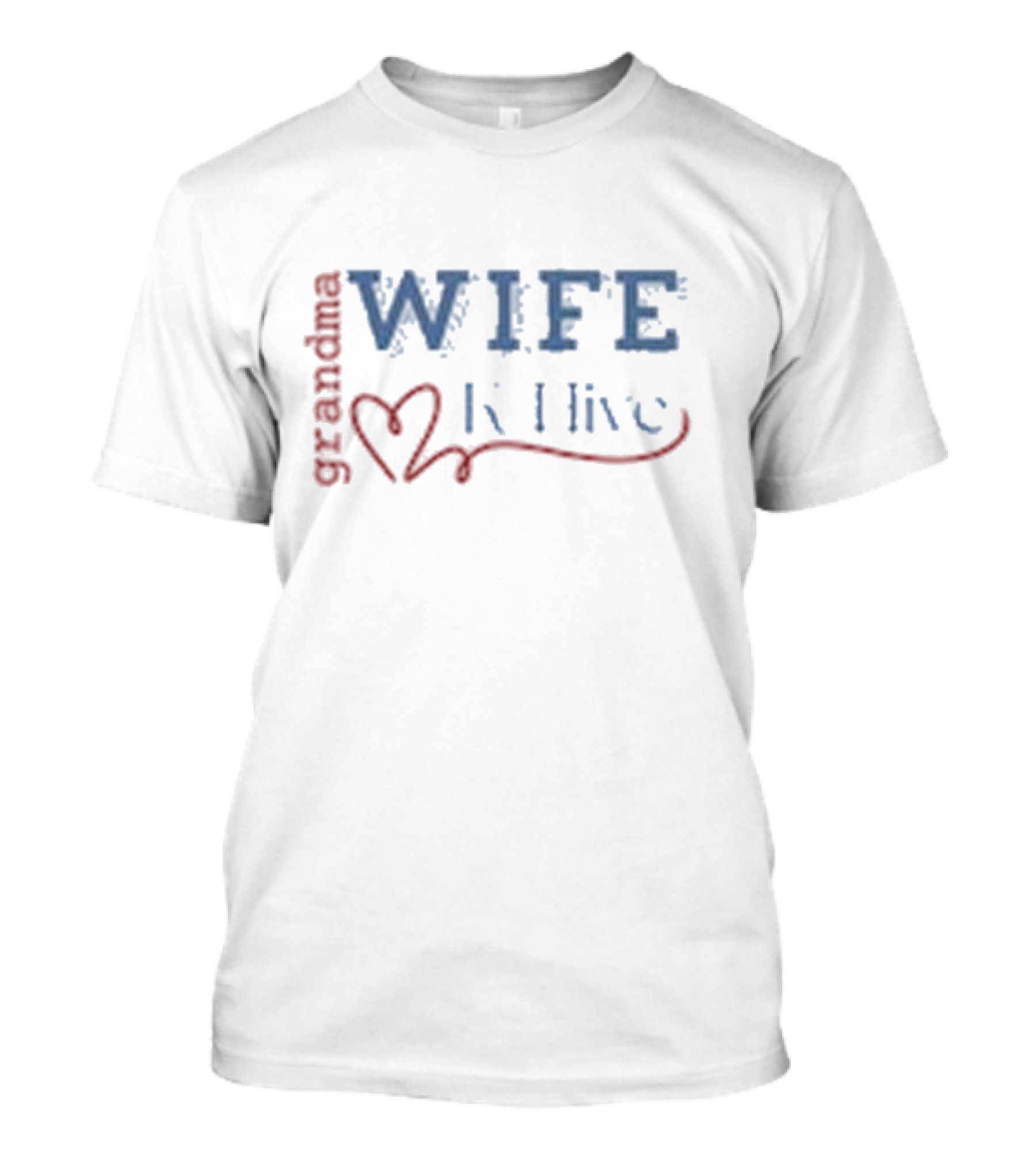 Grandma Wife Khive Heart T-Shirt