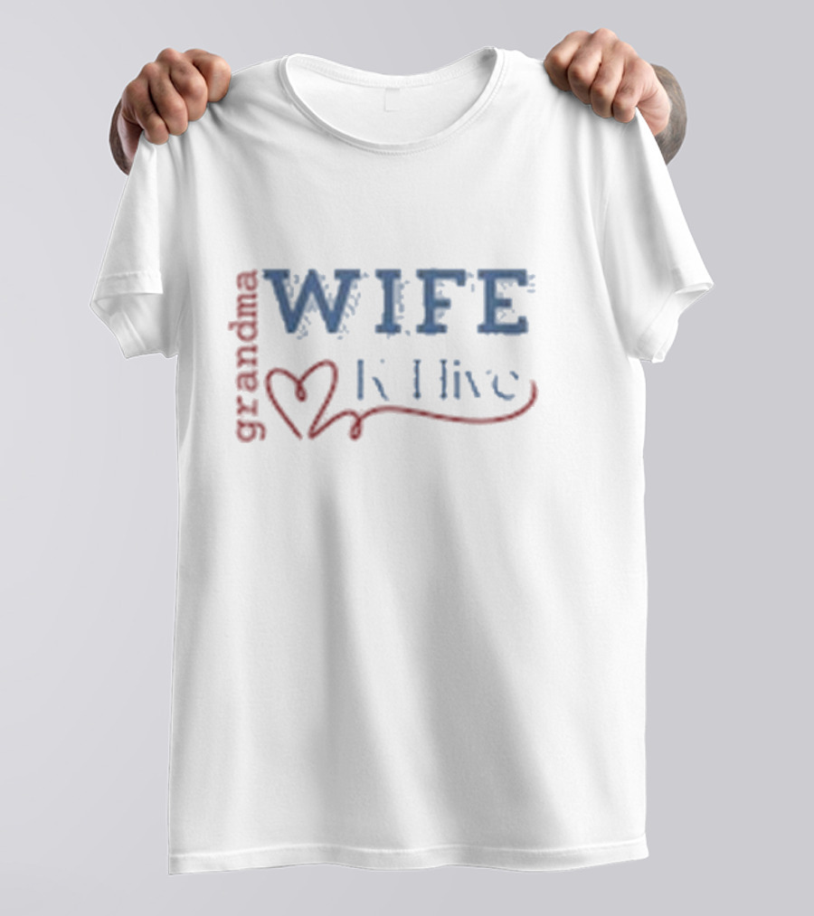 Grandma Wife Khive Heart T-Shirt