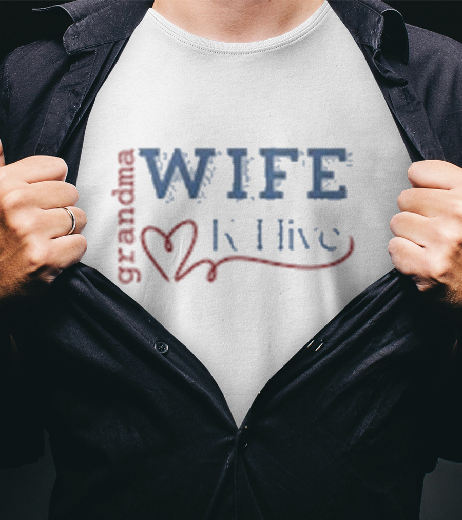 Grandma Wife Khive Heart T-Shirt