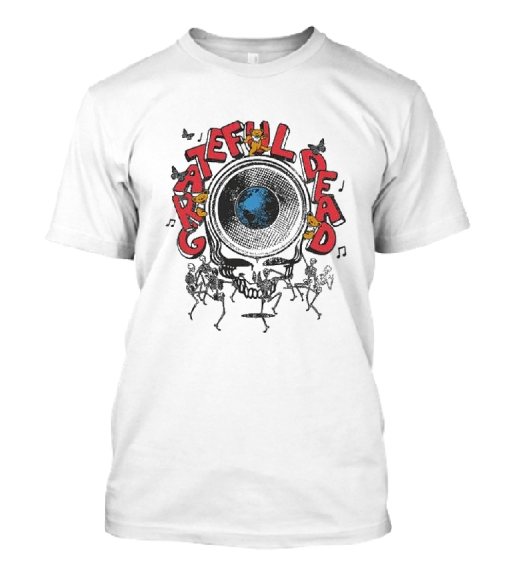 Grateful Dead Bears Earth Music Notes T-Shirt