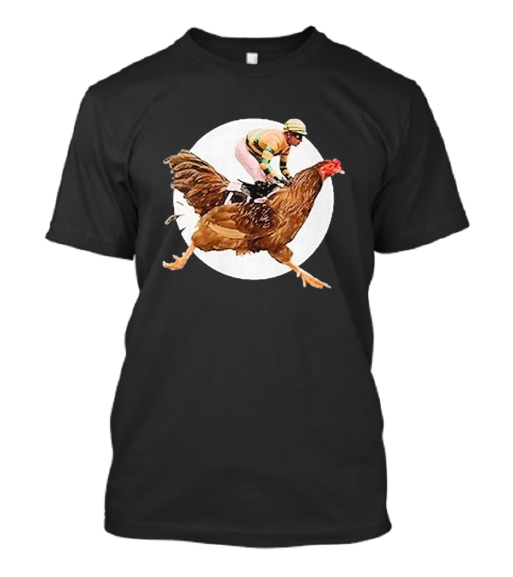 Surreal Race: Jockey On A Giant Chicken T-Shirt