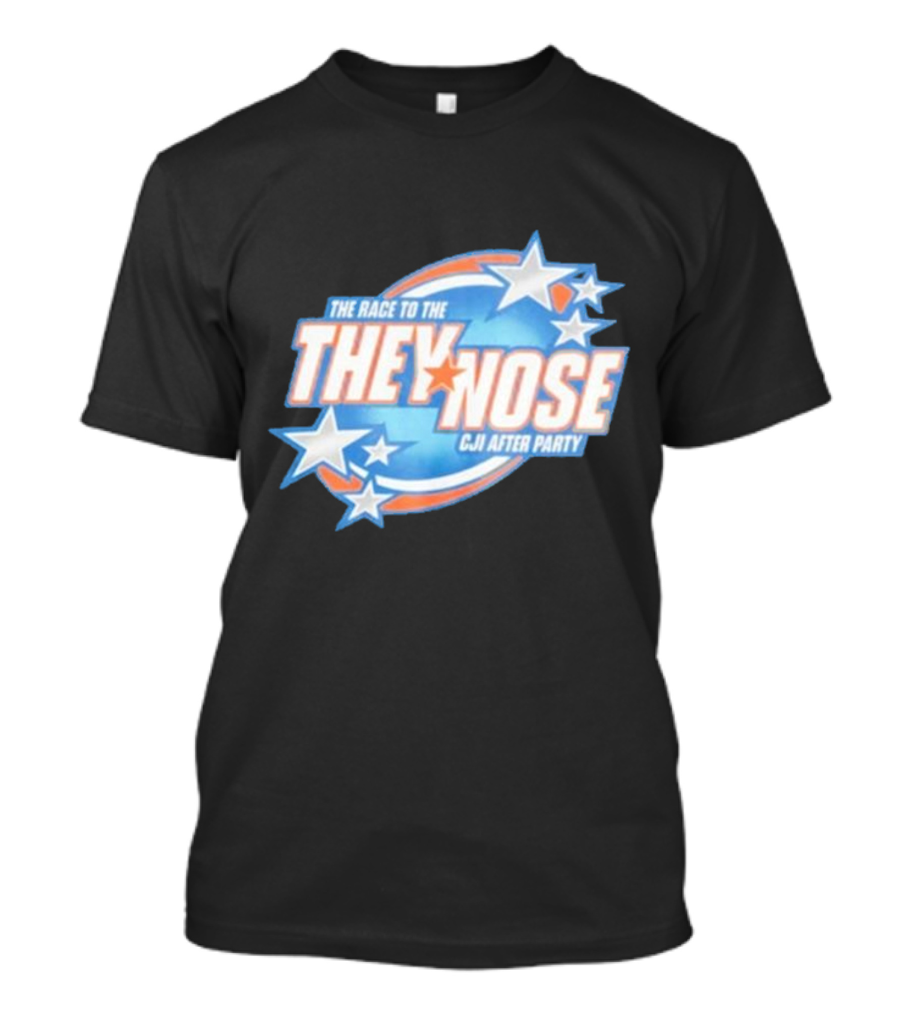 The Race To The They Nose Cji After Party Stars And Swirls T-Shirt