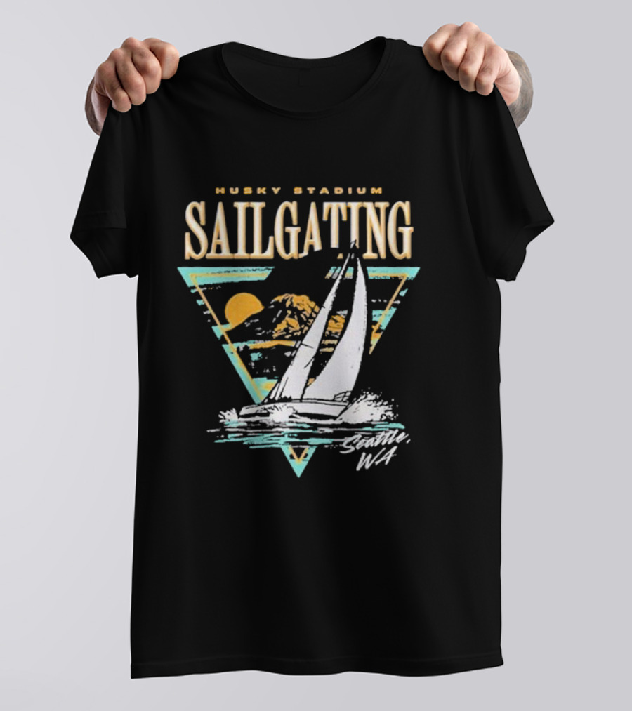 Husky Stadium Sailgating Seattle WA T-Shirt