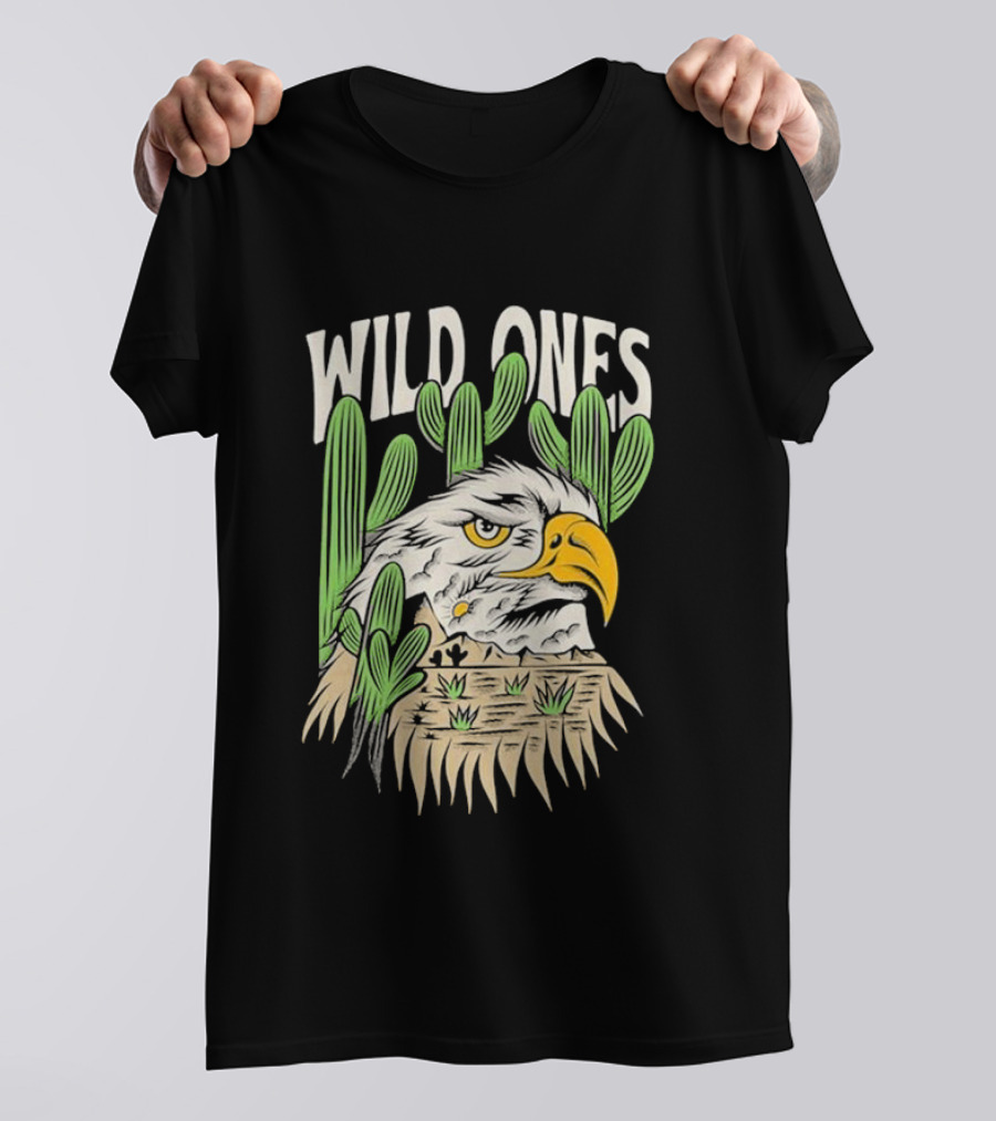 Wild Ones Eagle Desert Landscape T-Shirt