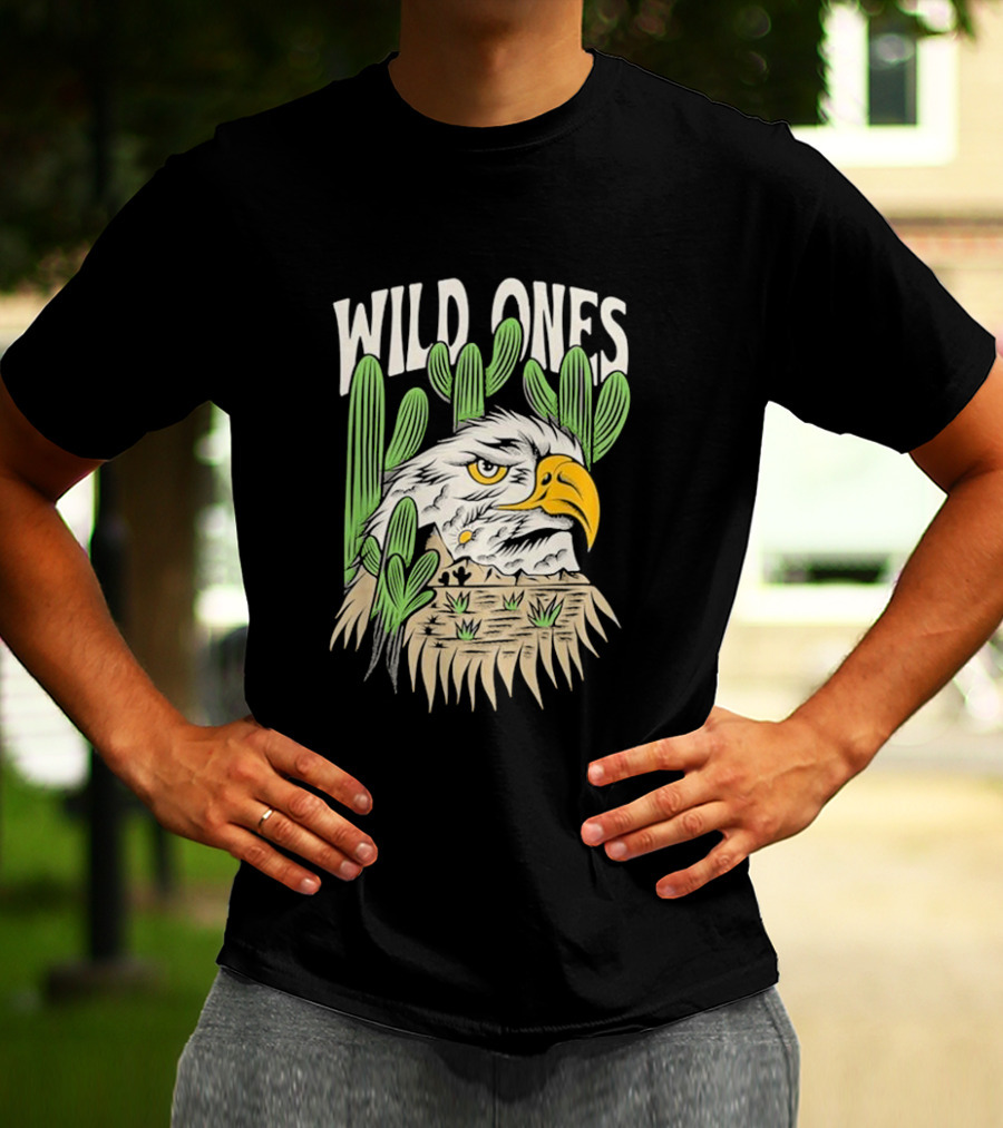 Wild Ones Eagle Desert Landscape T-Shirt
