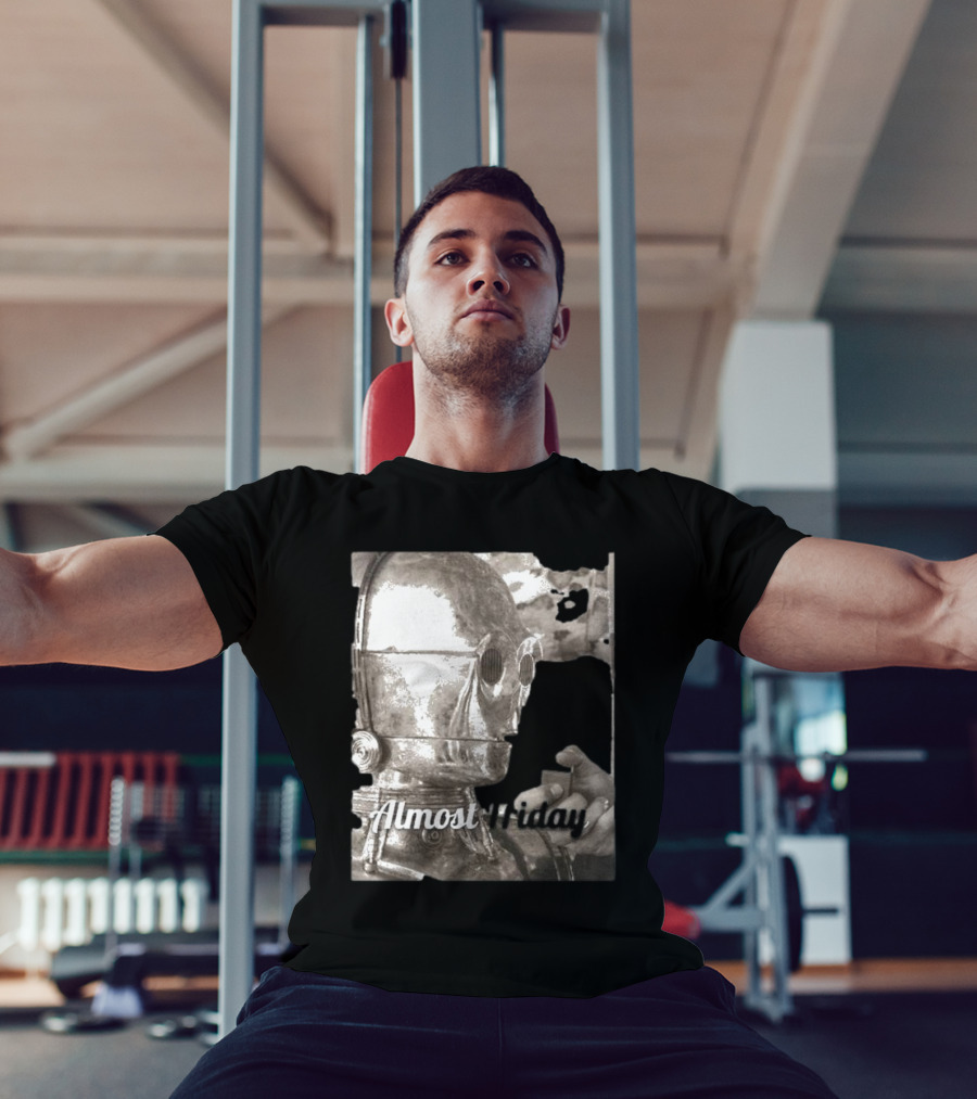 Almost Friday Star Wars C-3PO Smoking T-Shirt