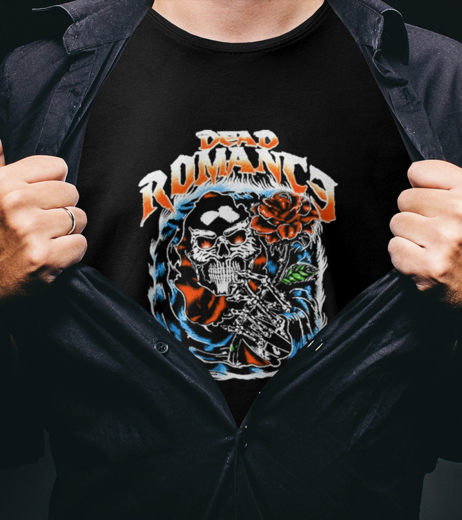 DEAD ROMANCE Skull Rose T-Shirt