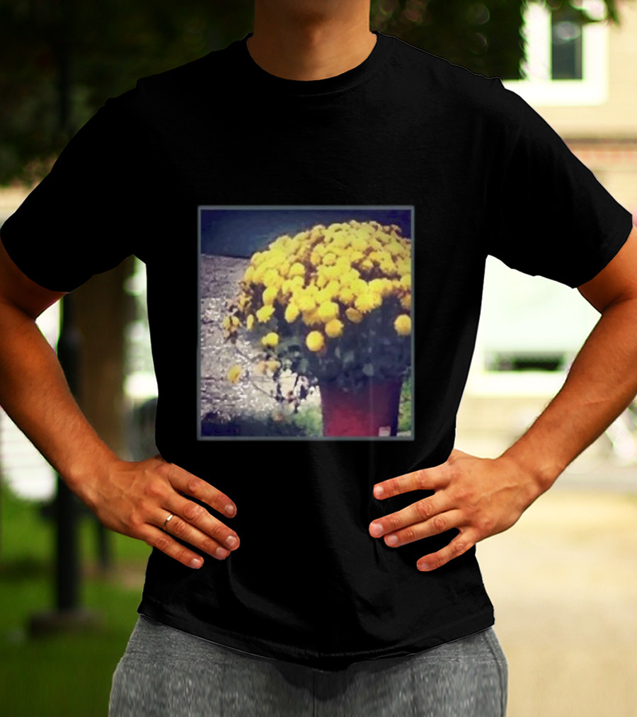 Frnkiero And The Cellabration Yellow Flowers Photography T-Shirt
