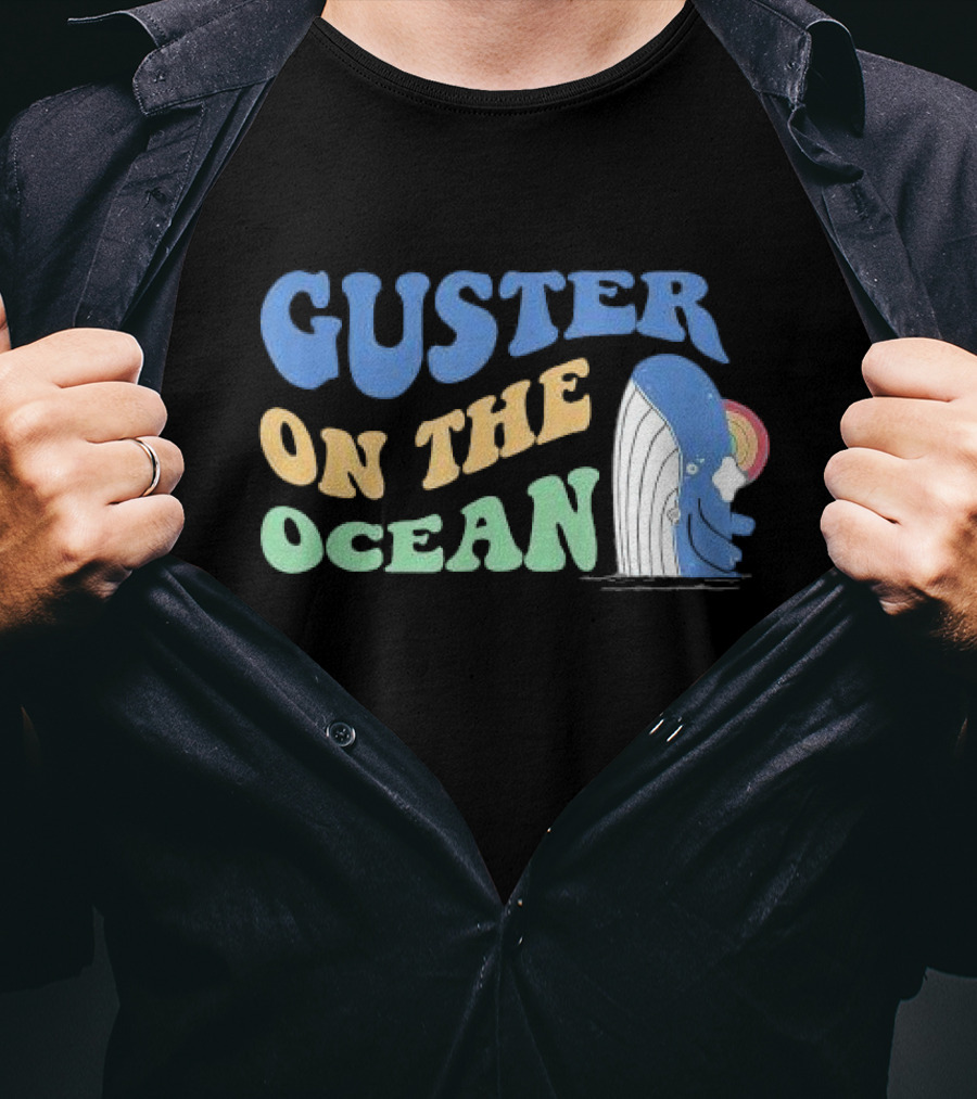 Guster On The Ocean Dolphin Groovy T-Shirt
