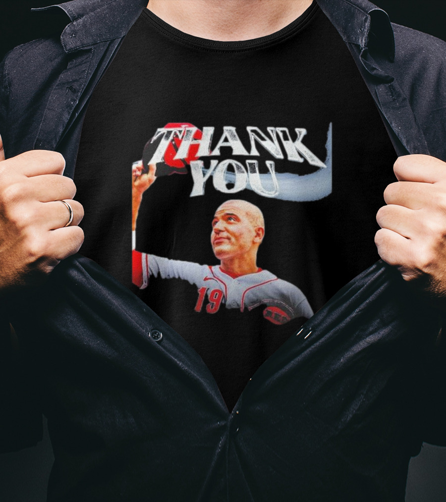Joey Votto 19 Thank You Reds Baseball T-Shirt