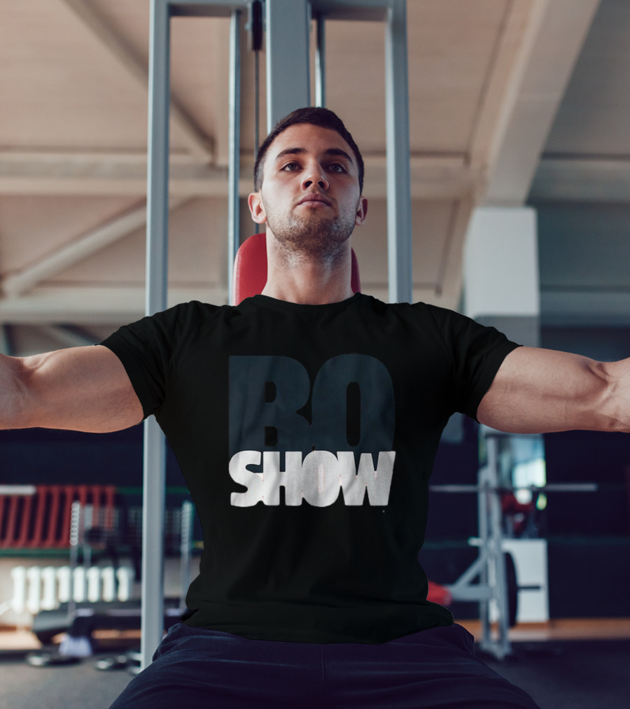 Bo Nix The Bo Show Dark Bold Minimalist Text T-Shirt
