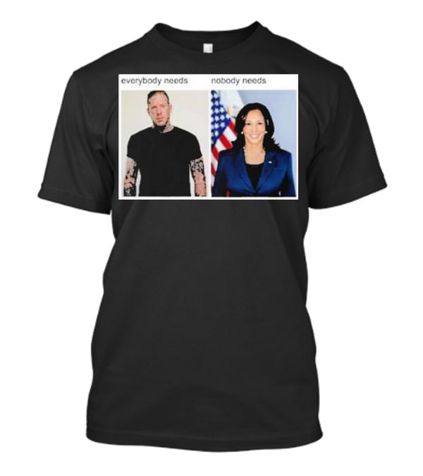 Everybody Needs Nobody Needs American Flag Tattoo Jacket T-Shirt