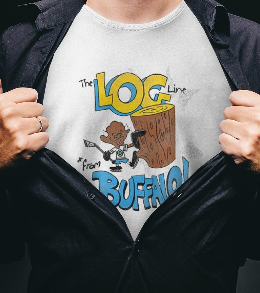 The Log Line From Buffalo Joe Lodico Buffalo Bills T-Shirt